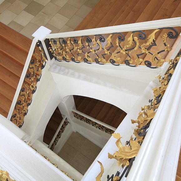 Treppenhaus Schloss Hirschberg