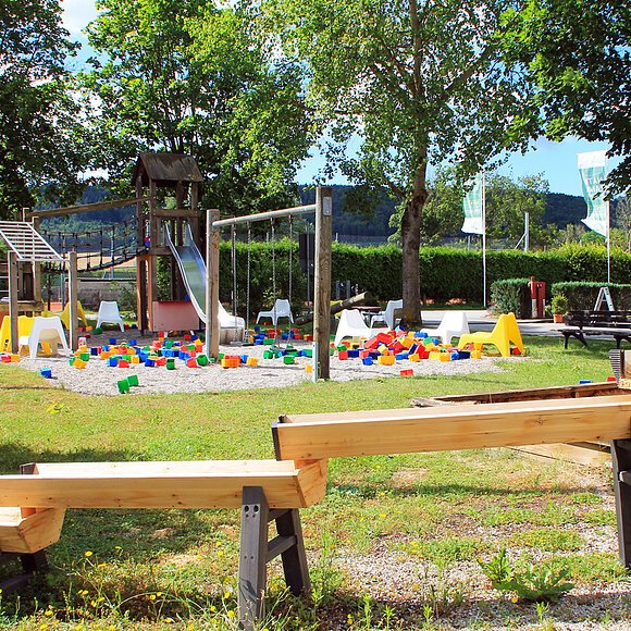 Spielplatz am Campingplatz